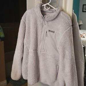 Men's Columbia sherpa jacket sweater sweatshirt fleece